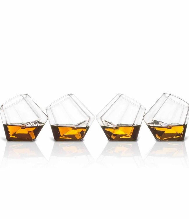 Diamond borrelglaasjes (set van 4)