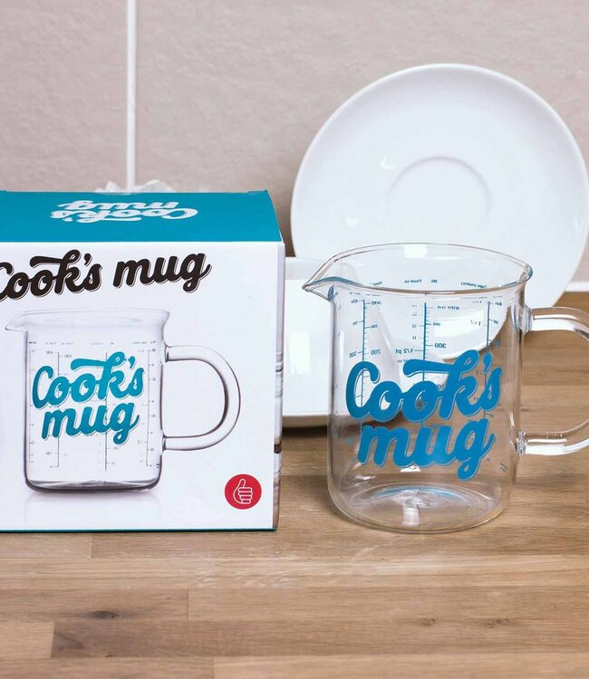 Beker "Cooks Mug" - maatbeker 500ml met schaalverdeling