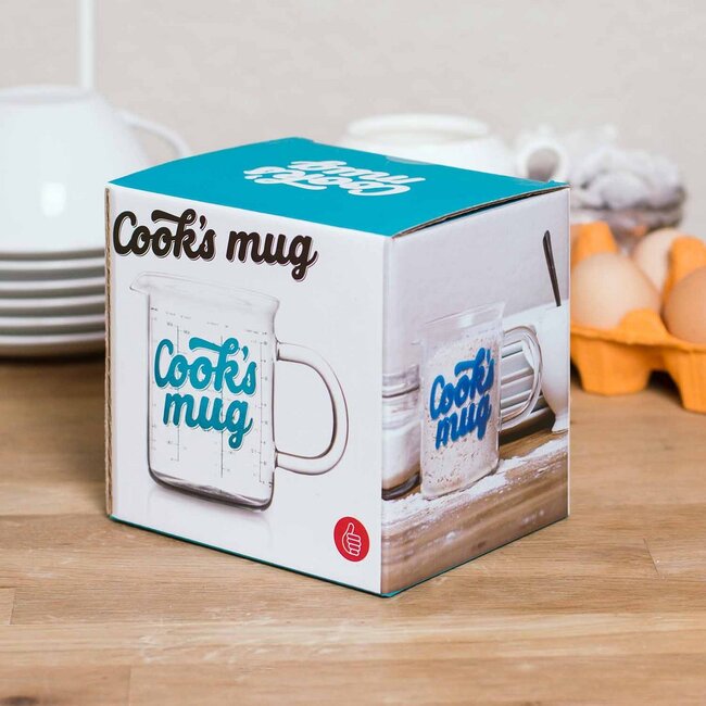 Beker "Cooks Mug" - maatbeker 500ml met schaalverdeling