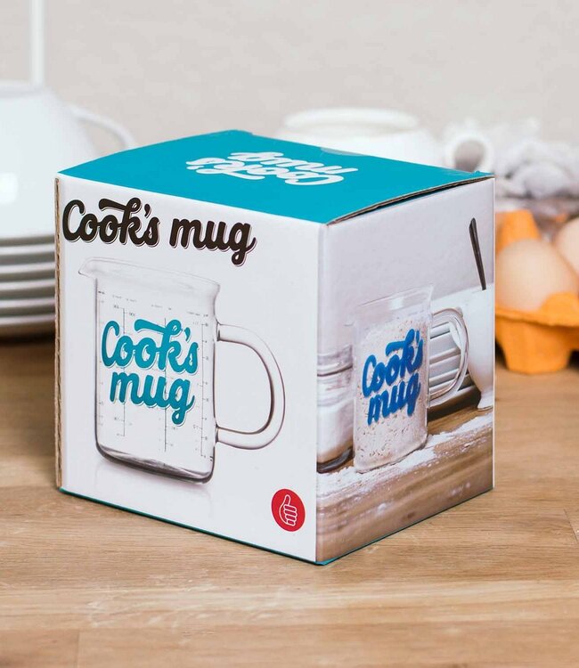 Beker "Cooks Mug" - maatbeker 500ml met schaalverdeling