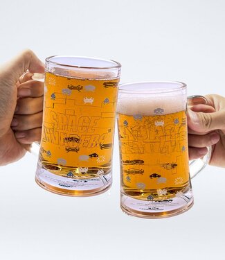 Mad Monkey Space Invaders - Bierglas (350 ml)
