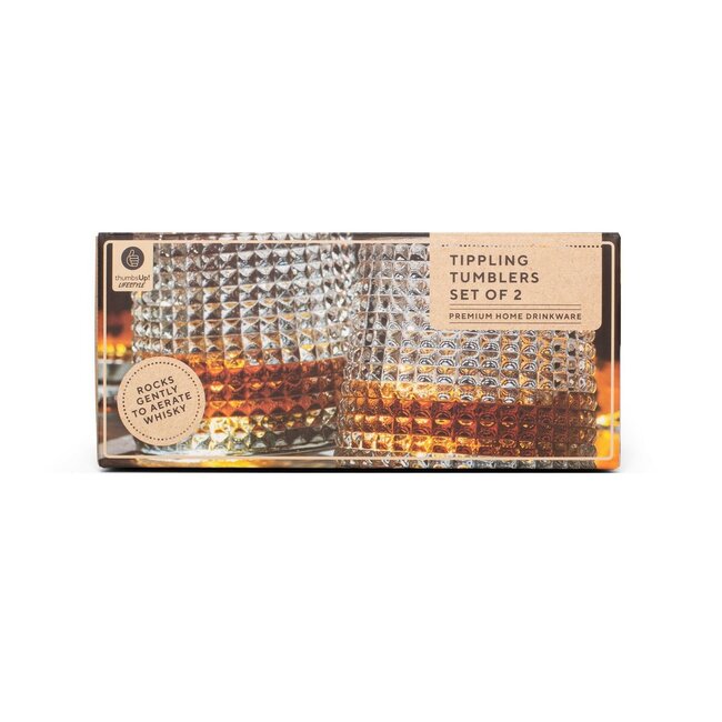 Whiskyglazen - Tippling Tumblers (set van 2)