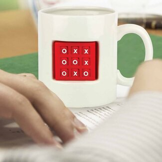 Mad Monkey Beker "Tic Tac Toe Mug" - 590ml
