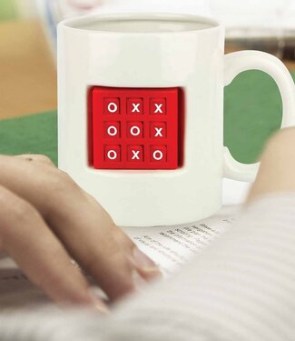 Mad Monkey Beker "Tic Tac Toe Mug" - 590ml
