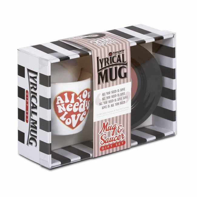 Mokkenset "Lyrical Mug" Love - Lennon & McCartney