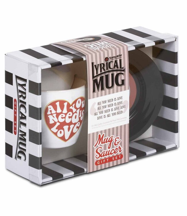 Mokkenset "Lyrical Mug" Love - Lennon & McCartney