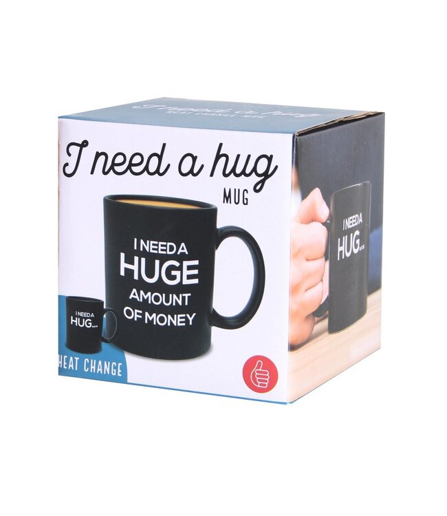 Beker "I need a Hug Mug" - met kleurverandering