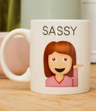 Mad Monkey Mok "Sassy Mug" - Emoji-mok