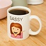 Mok "Sassy Mug" - Emoji-mok