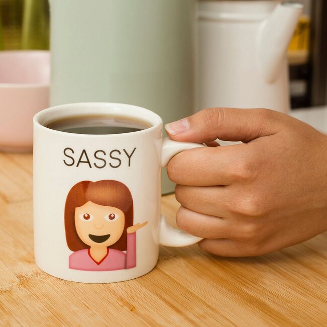 Mok "Sassy Mug" - Emoji-mok