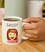 Mok "Sassy Mug" - Emoji-mok