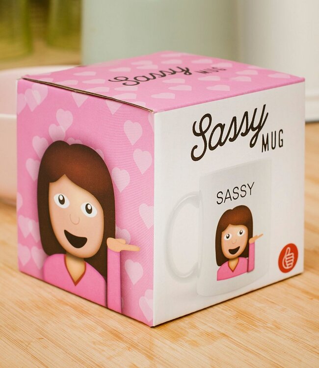Mok "Sassy Mug" - Emoji-mok