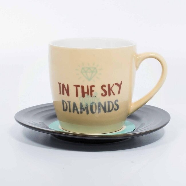 Mokkenset "Lyrical Mug" Diamonds - Lennon & McCartney