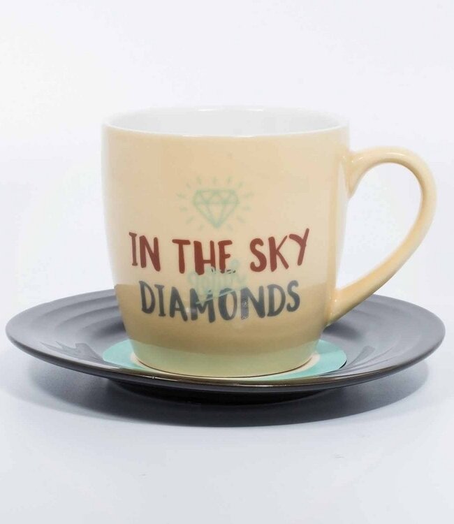 Mokkenset "Lyrical Mug" Diamonds - Lennon & McCartney