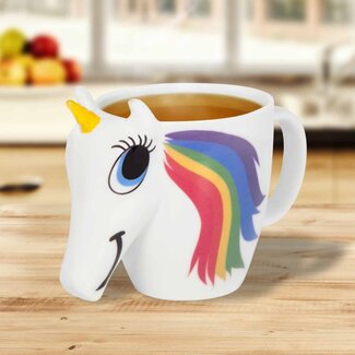 Mad Monkey Beker "Unicorn Mug" - eenhoornbeker met kleurverandering