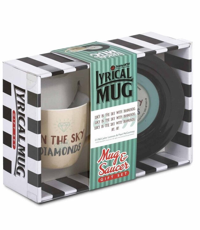 Mokkenset "Lyrical Mug" Diamonds - Lennon & McCartney