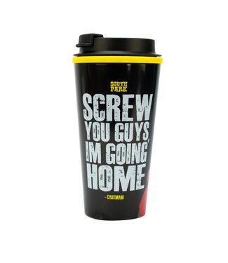 Mad Monkey South Park thermische mok, inhoud 450 ml, versierd met iconische personages uit de serie, officiële merchandise