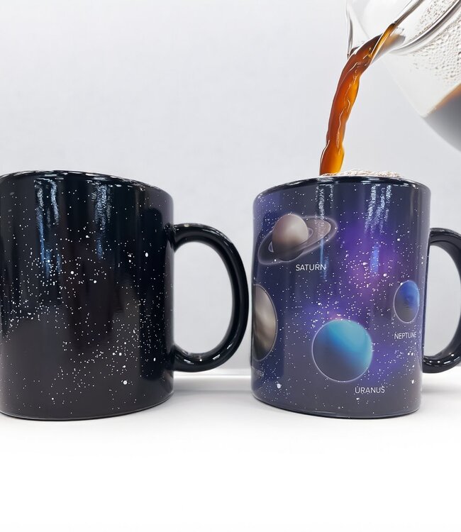 Mad Monkey - Beker "Planets" met kleurverandering
