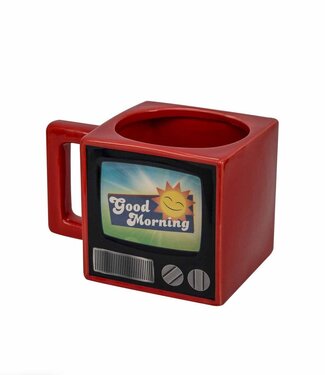 Mad Monkey Beker "Retro TV Mug" - met kleurverandering