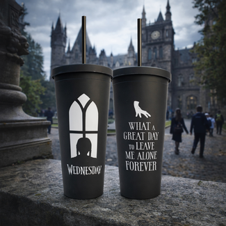 Mad Monkey Woensdag - beker met rietje