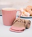 Pusheen Home - Mok met Sok - Roze Cupcake