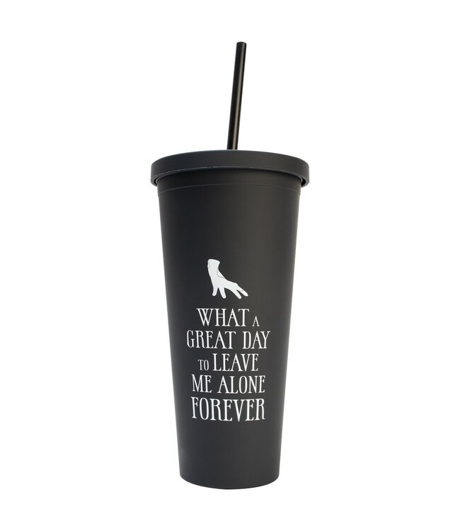 Woensdag - beker met rietje