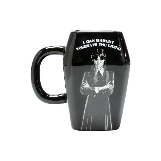 Woensdag - Tasse & Socken Set im Sarg Design