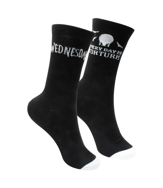 Woensdag - Tasse & Socken Set im Sarg Design