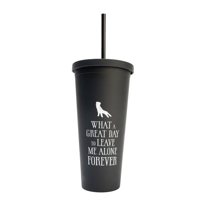 Woensdag - beker met rietje