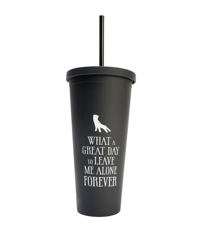 Woensdag - beker met rietje