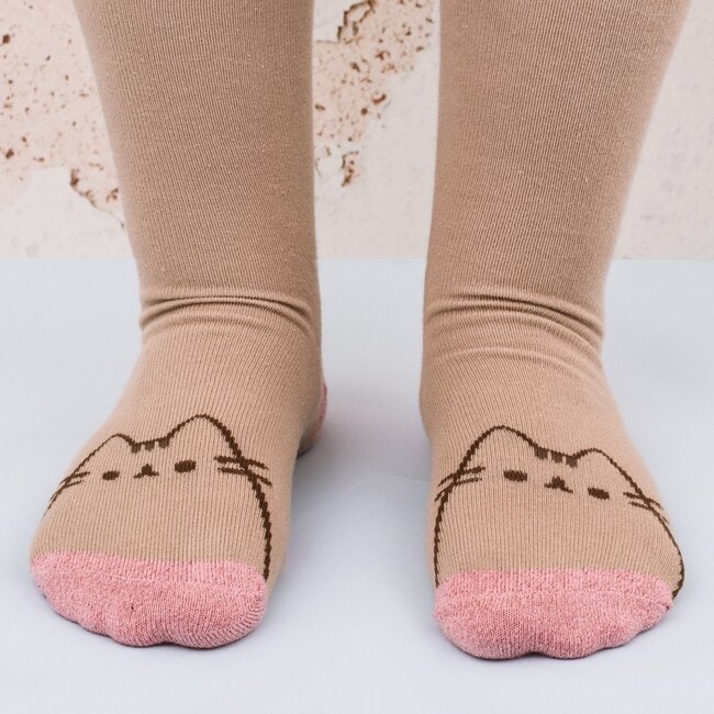Pusheen Home - Mok met Sok - Roze Cupcake
