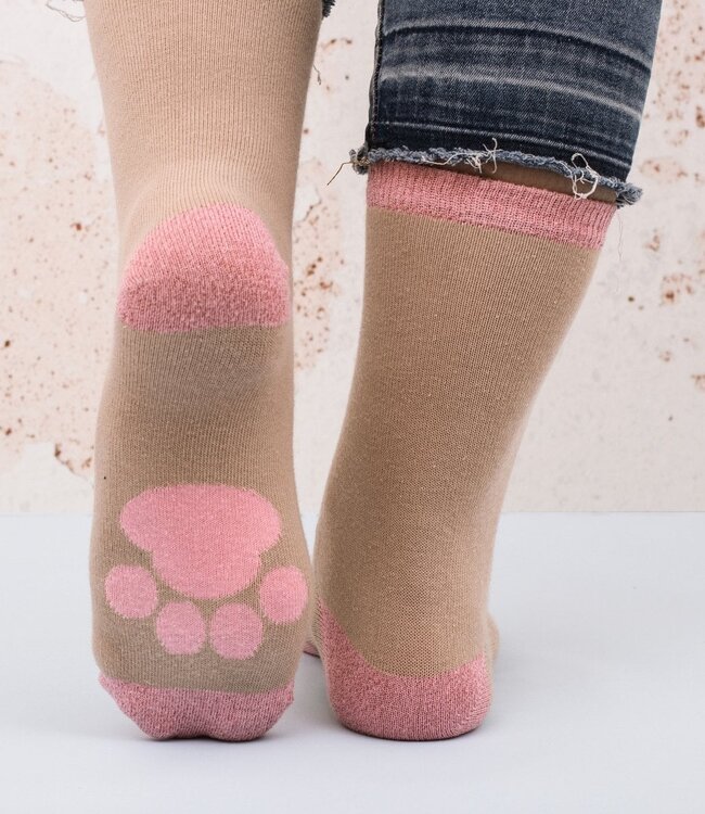 Pusheen Home - Mok met Sok - Roze Cupcake