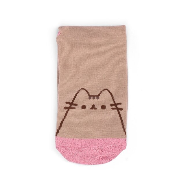 Pusheen Home - Mok met Sok - Roze Cupcake