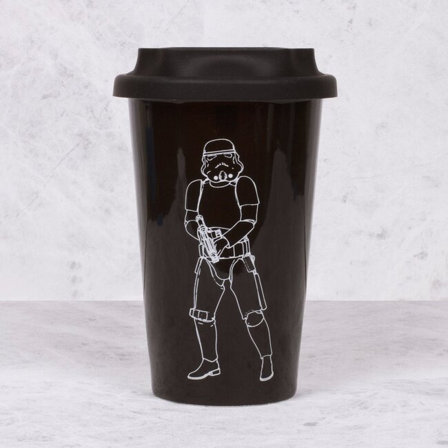 Original Stormtrooper - keramische mok met siliconen deksel (zwart)