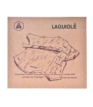 Mad Monkey Laguiole - "France" kaasplank inclusief kaasmes