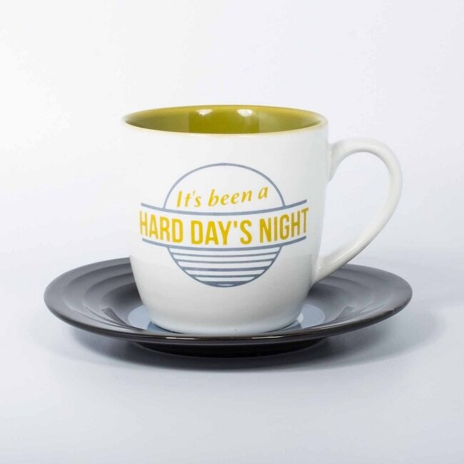 Mokkenset "Lyrical Mug" Hard Day's Night - Lennon & McCartney