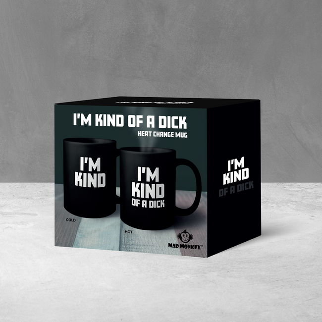 Mad Monkey - Mok "Kind of a Dick" - met kleurverandering