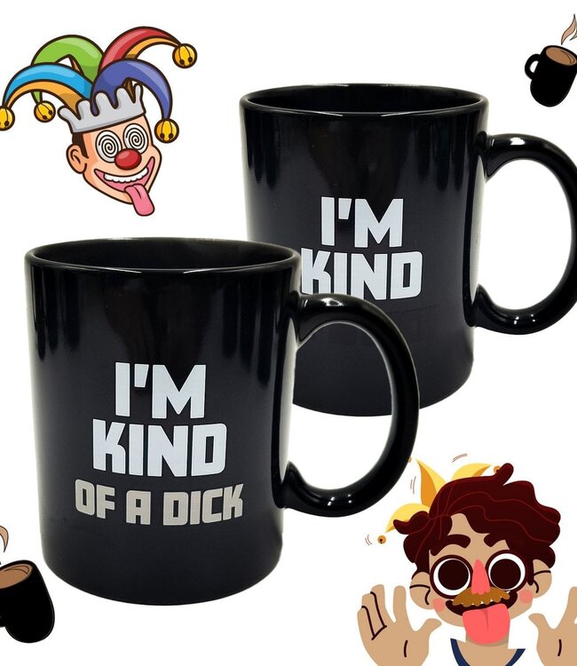 Mad Monkey - Mok "Kind of a Dick" - met kleurverandering