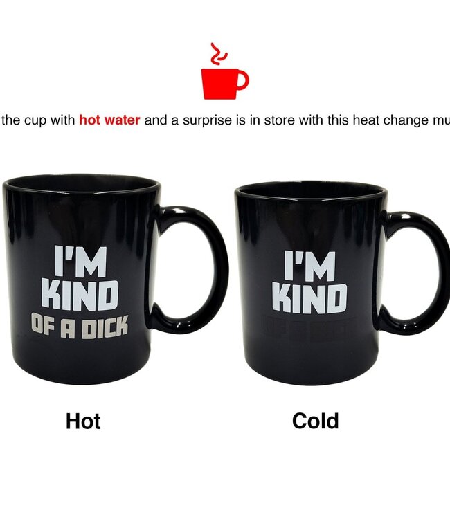 Mad Monkey - Mok "Kind of a Dick" - met kleurverandering