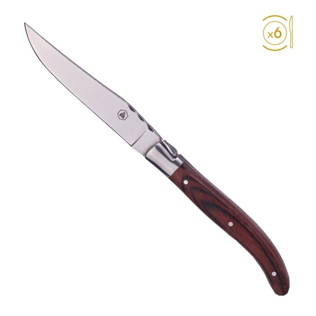Laguiole - Doos van 6 steakmessen