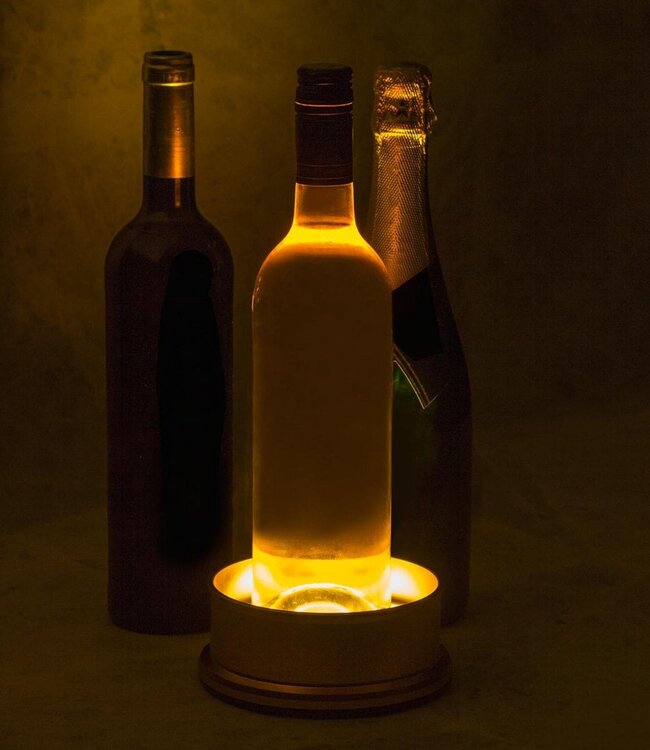 Design flessenonderzetter (met verlichting)