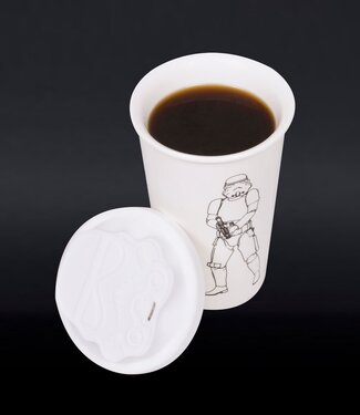 Original Stormtrooper - keramische mok met siliconen deksel (wit)