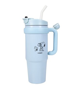Snoopy - thermische mok inclusief stro (850 ml)