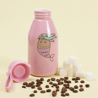 Mad Monkey Pusheen Travel - Keramiek Drinkfles "Zeemeermin"