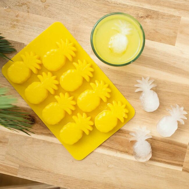 Siliconen mal - ananas ijsblokje