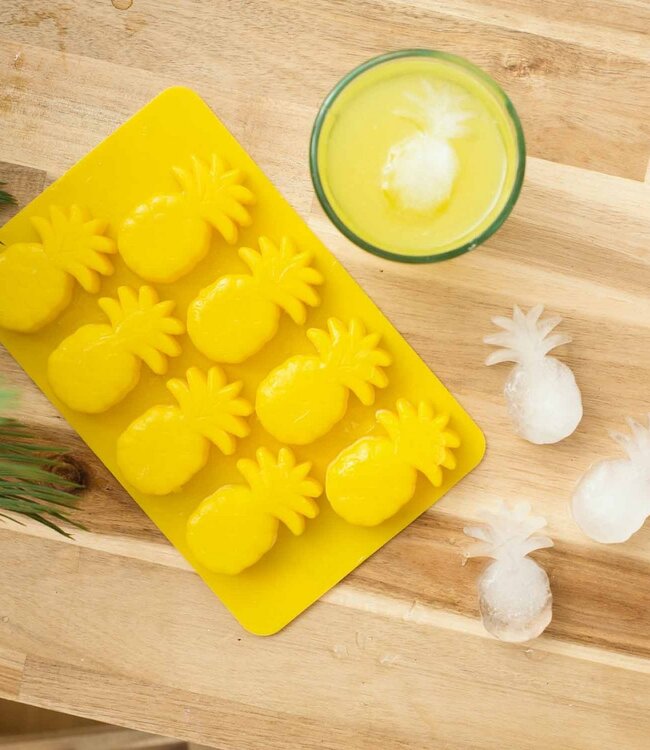 Siliconen mal - ananas ijsblokje