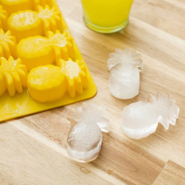 Siliconen mal - ananas ijsblokje