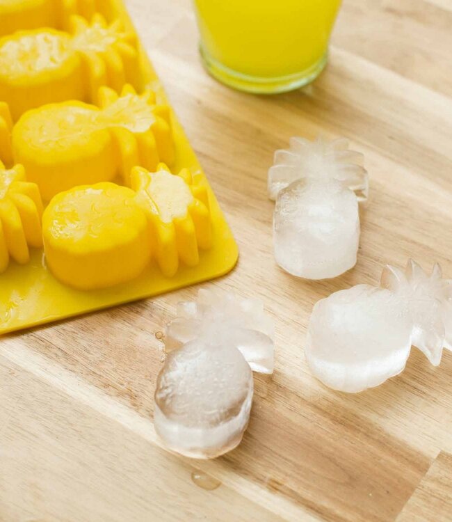 Siliconen mal - ananas ijsblokje
