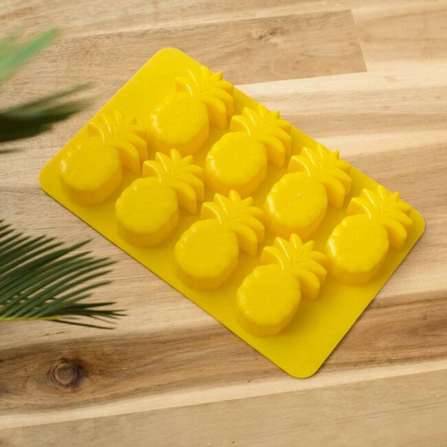 Siliconen mal - ananas ijsblokje
