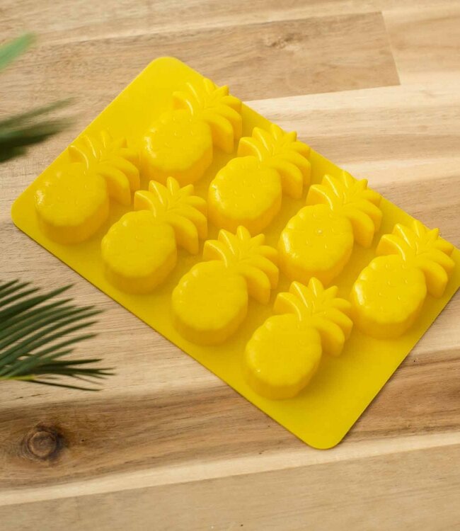 Siliconen mal - ananas ijsblokje